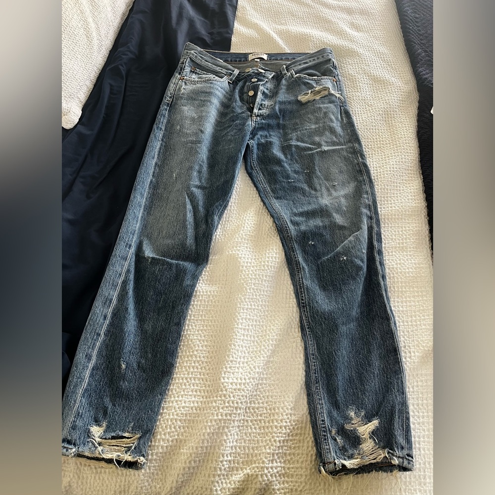 Agolde straight leg denim jeans